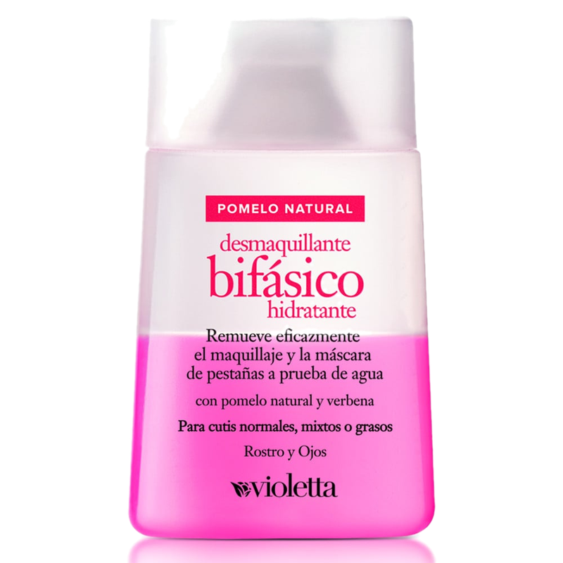 Desmaquillante Violetta Bifásico Pomelo Natural 110 Ml