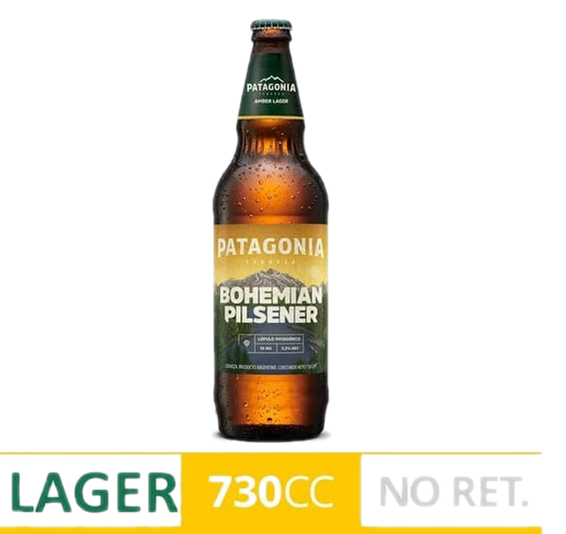Cerveza Patagonia Bohemian Ow 6 Unidades 730 Ml