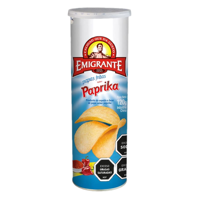 Papas Fritas Emigrante Paprika 120 G