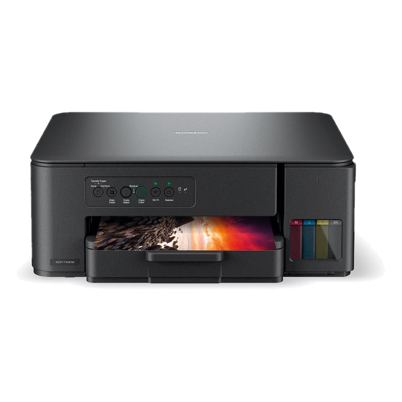 Impresora Brother 3 En 1 De Inyección De Tinta Continua A Color Dcpt430w