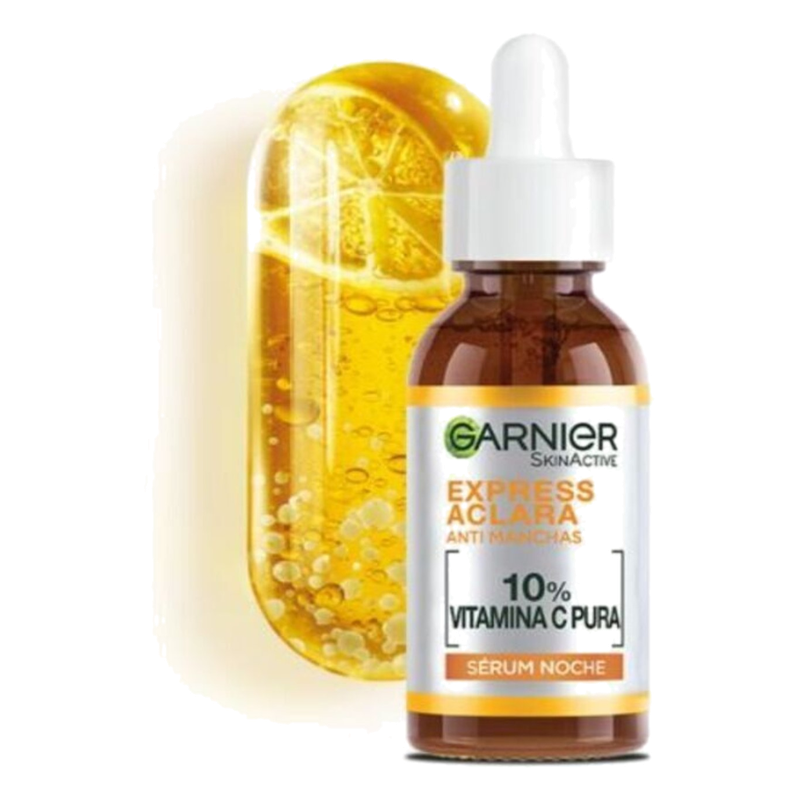 Serum Booster Garnier Express Aclara Para Noche Vitamina C 30 Ml