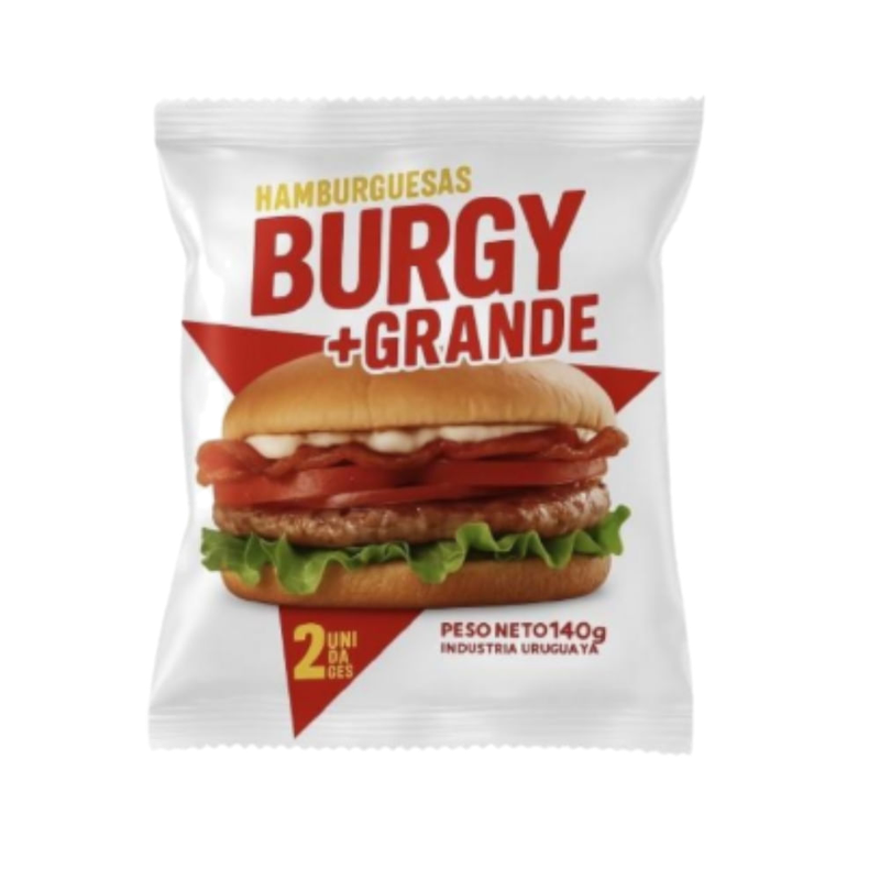Hamburguesa Burgy Grande 2 Unidades