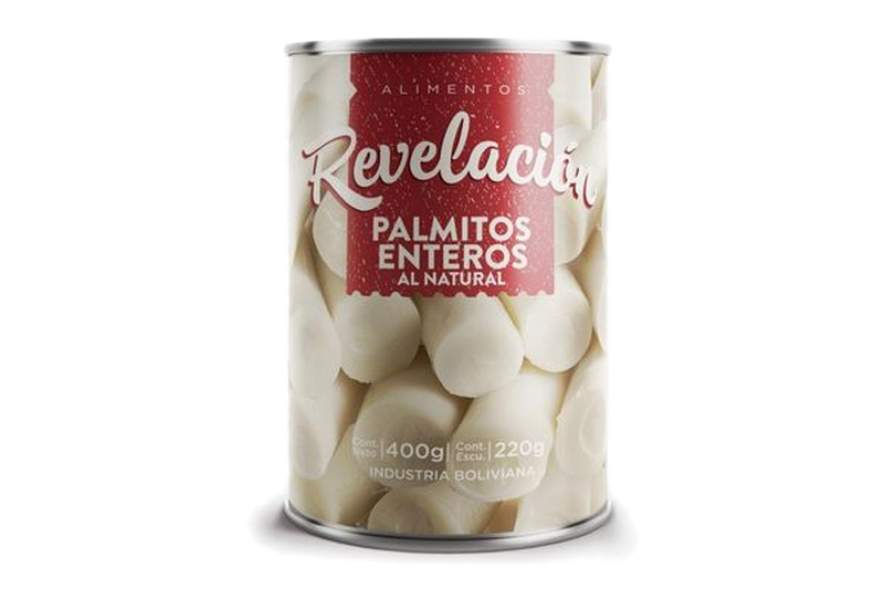 Palmitos Enteros Revelación Al Natural 400 G