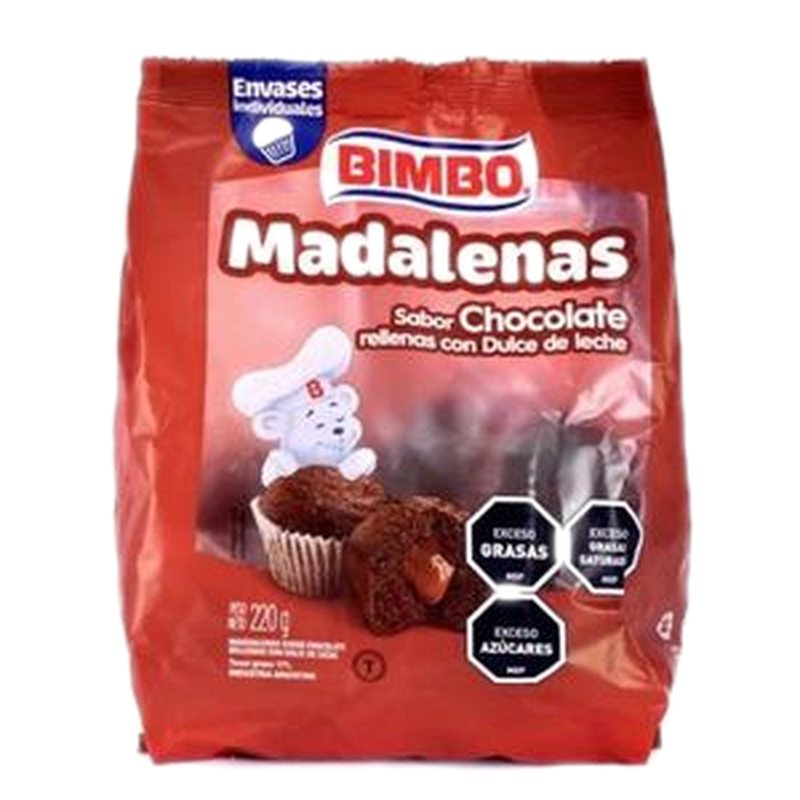 Madalenas Choc.rell Ddl 220 G Bimbo