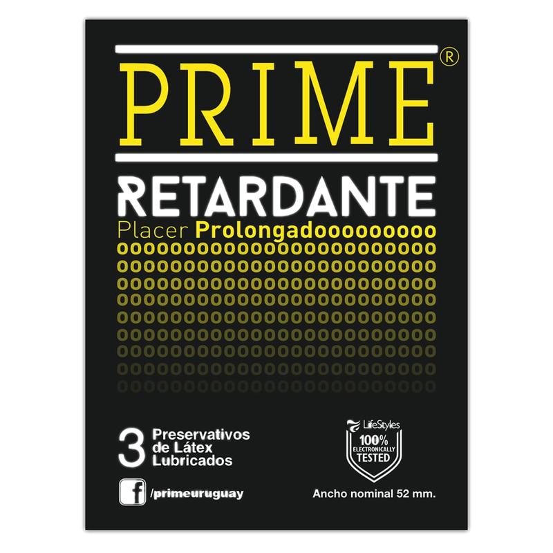 Prime Preservativo Retardante 3 Unidades