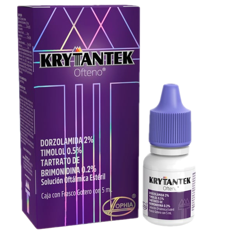 Krytantek 2%/0.5%/0.2% Solución Oftálmica 5 Ml