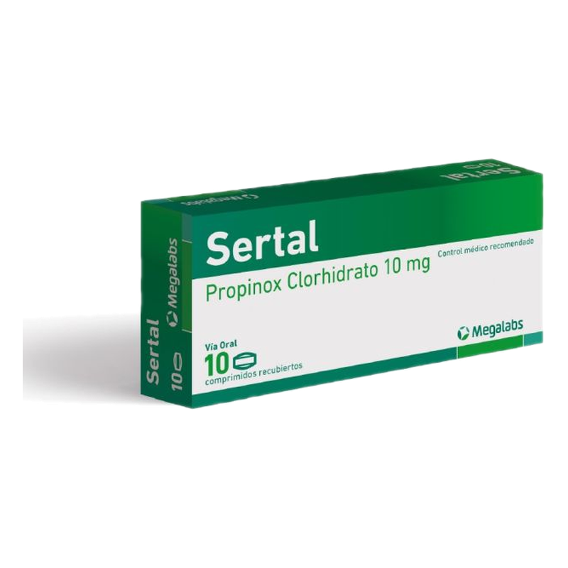 Sertal X 10 Comprimidos Recubiertos