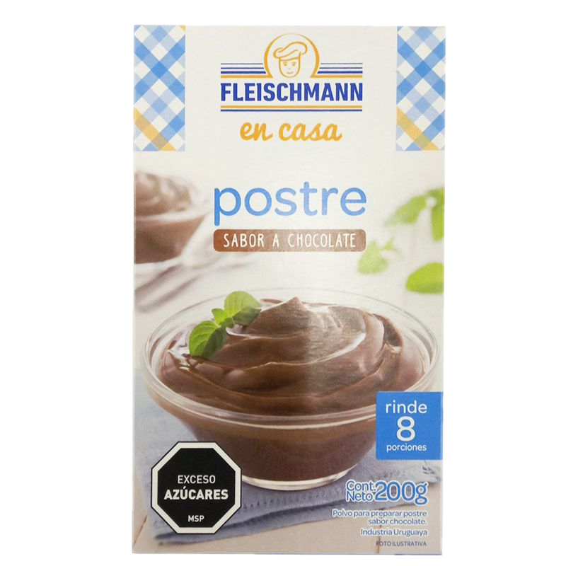 Postre Chocolate Fleischmann 8 Porciones