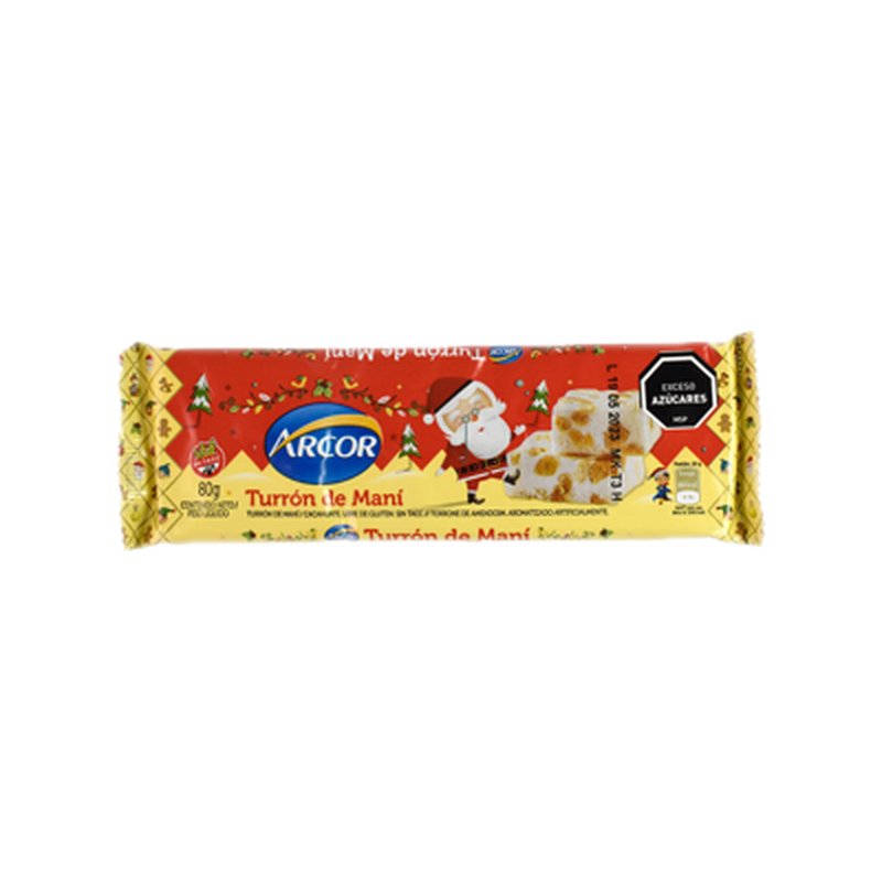 Turrón Con Maní Arcor 80 G