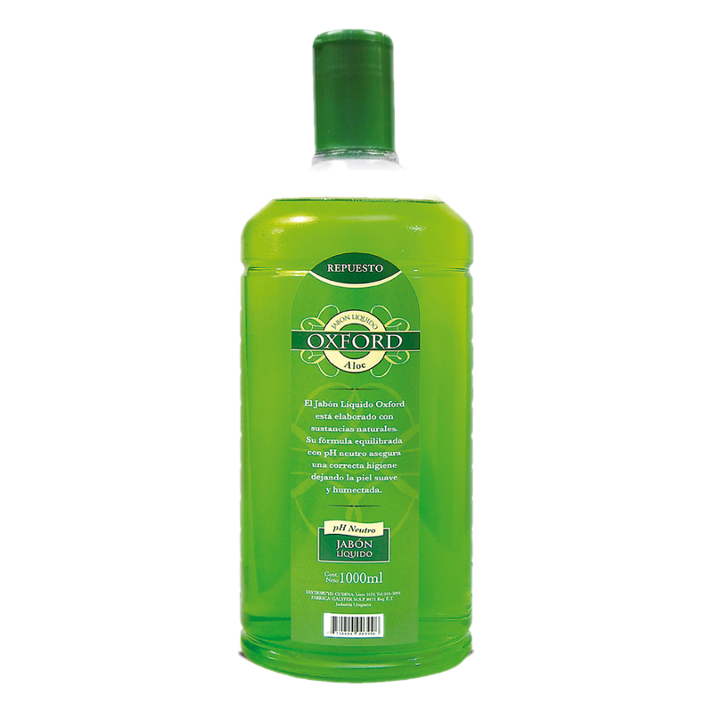 Jabón Liquido Oxford Aloe Repuesto 1000 Ml