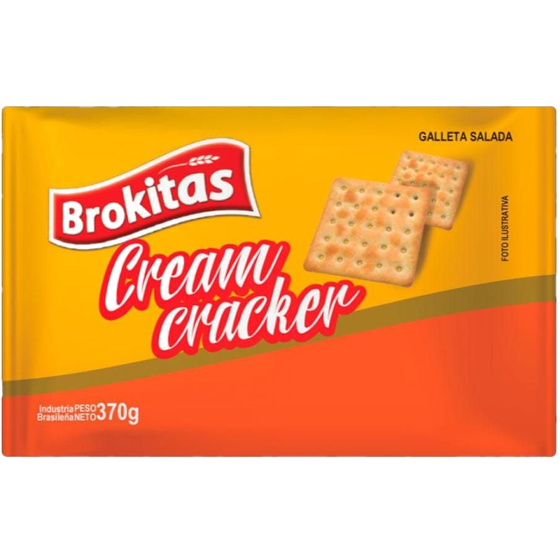 Galletas Brokitas Cream Cracker 370 G