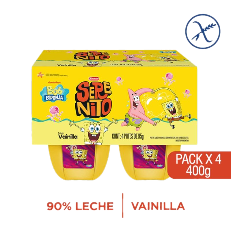 Pack Postre Serenito Vainilla 380 G
