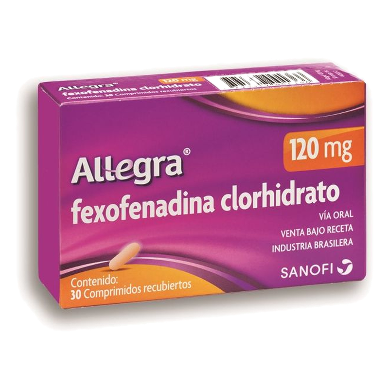 Allegra 120 Mg X 30 Cápsulas