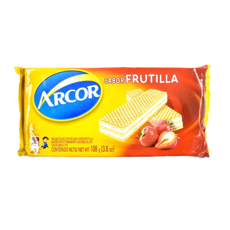Wafer Frutilla Arcor 108 G