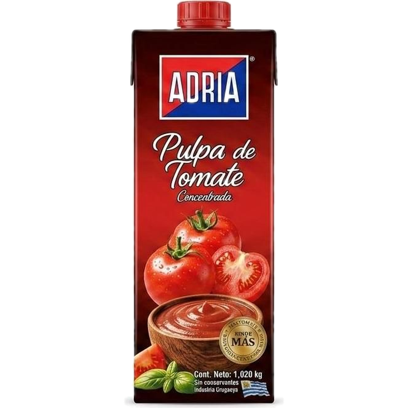 Pulpa De Tomate Adria Concentrada 1 L