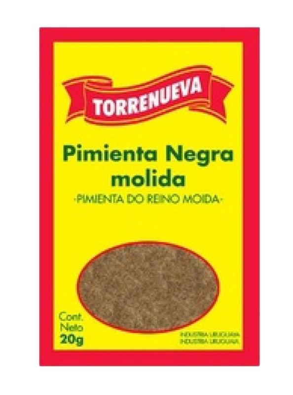 Pimienta Negra Molida Torrenueva 20 G.