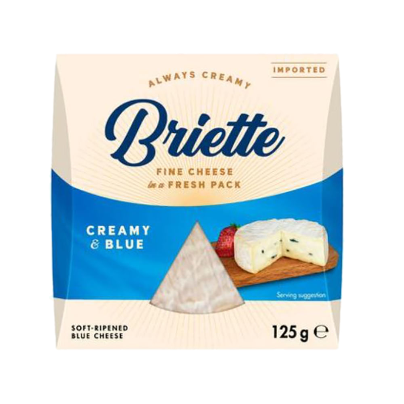 Queso Brie Cremoso Y Suave Briette 125 G