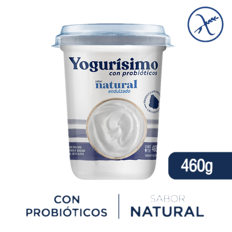 Yogur Yogurisimo Natural Endulzado 480 G