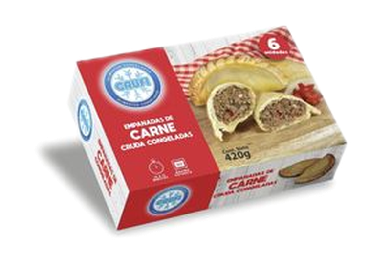 Empanadas Congeladas Crufi De Carne 6 Unidades