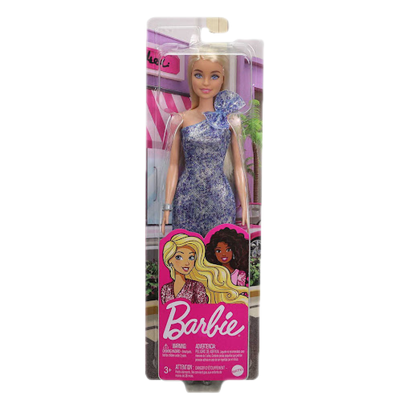 Barbie Muñeca Clásica Con Vestido Brillante