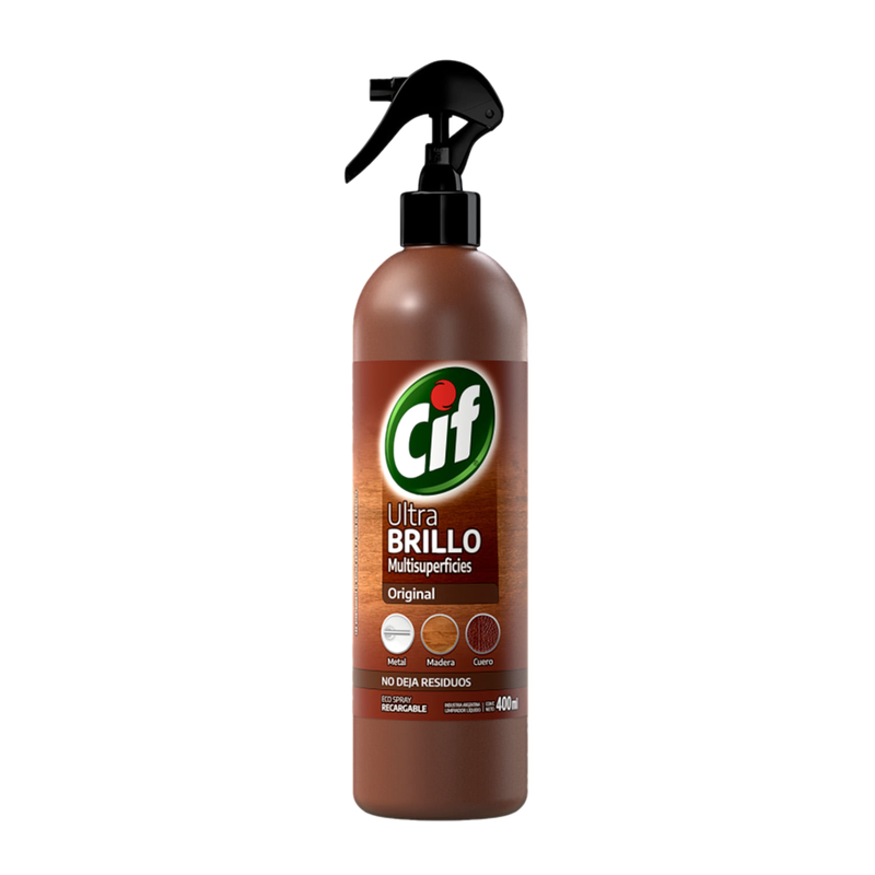 Lustramuebles Cif Ultra Brillo Gatillo 400 Ml