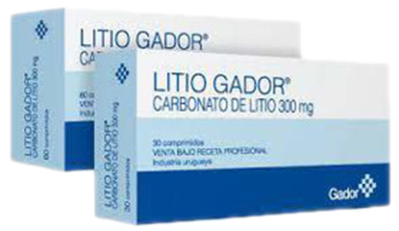 Litio Gador 300 Mg [60 Comp.]
