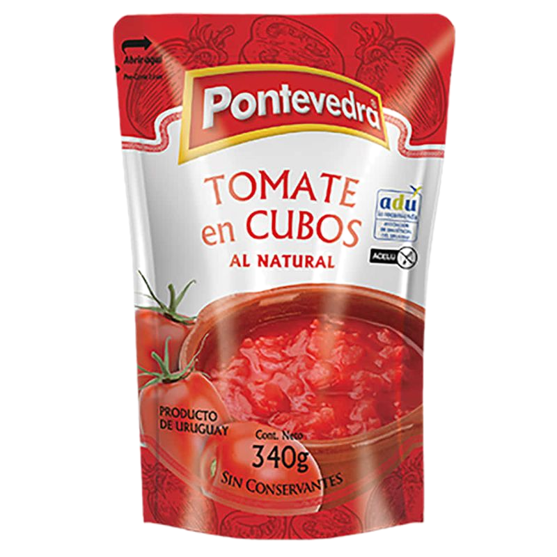 Tomate En Cubos Al Natural Pontevedra 340 G