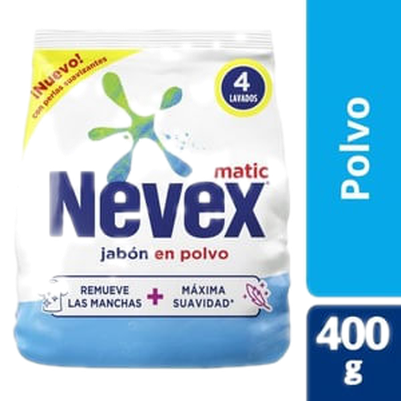 Jabon En Polvo Nevex Removedor De Manchas . 400 G Poder Acel