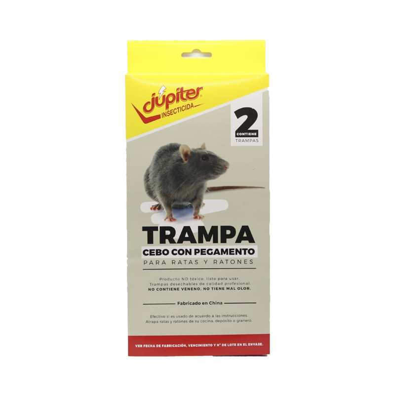 Trampa Con Pegamento Para Ratas Y Ratones Jupiter