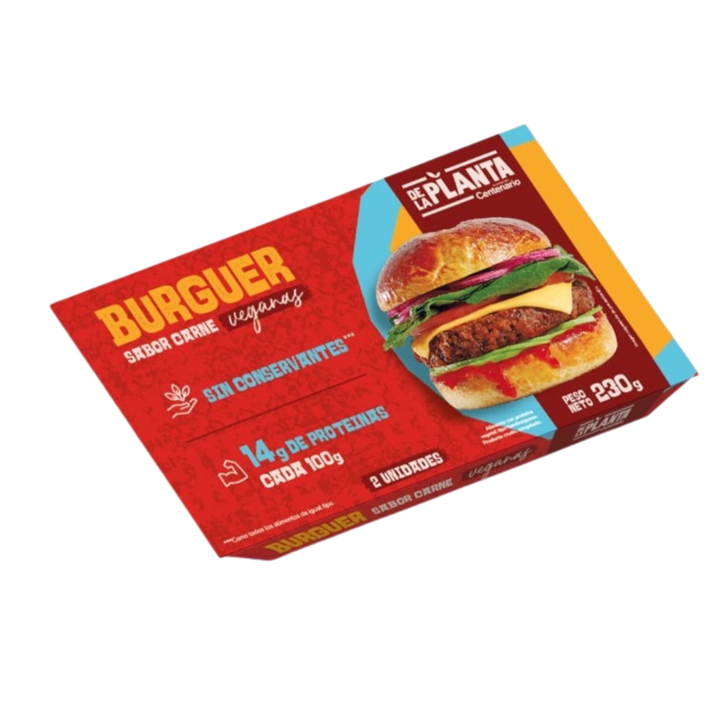 Hamburguesa De La Planta Sabor Carne 230 G