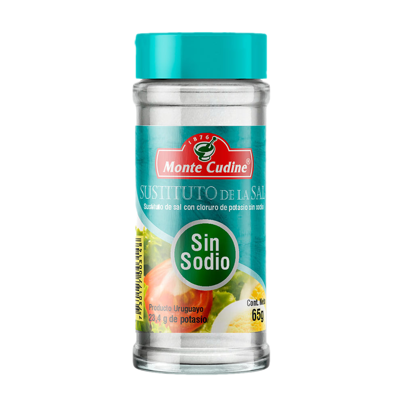Sustituto De Sal Sin Sodio Monte Cudine 65 G