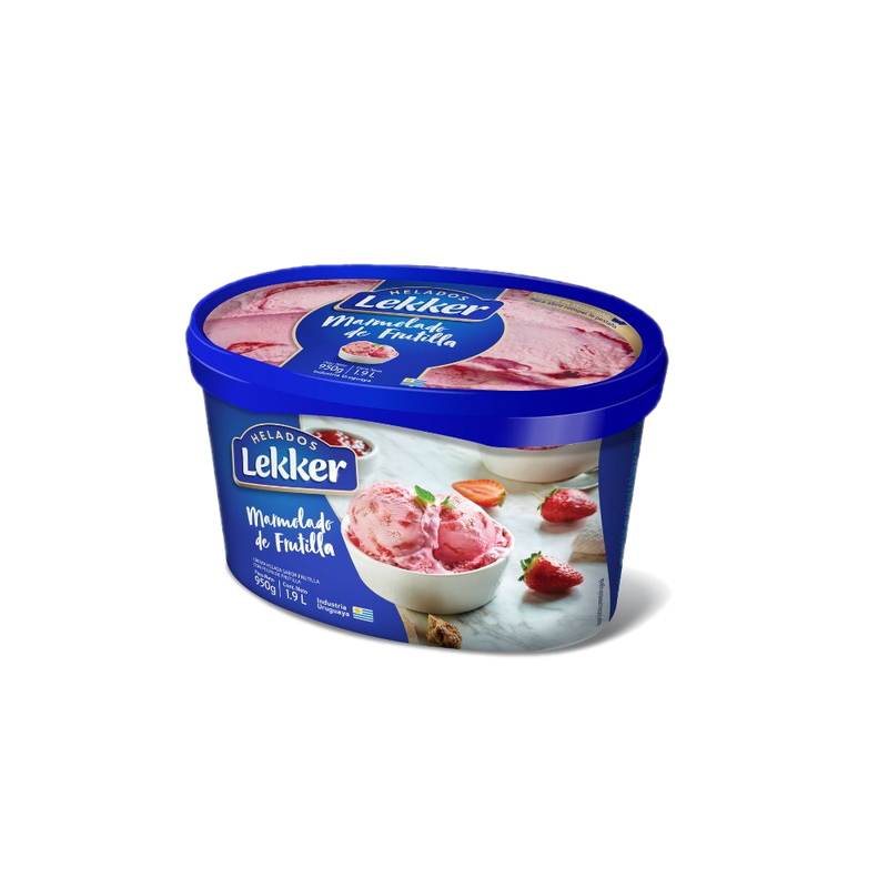 Helado Lekker Frutilla Marmolada 1.9 L