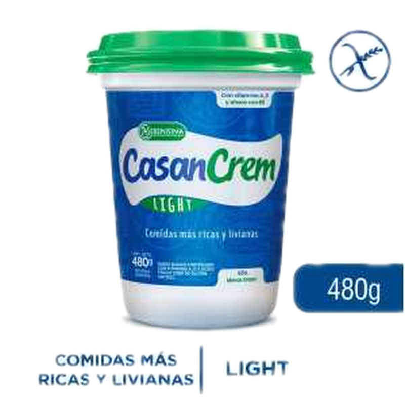 Queso Crema Casancrem Light 480 G