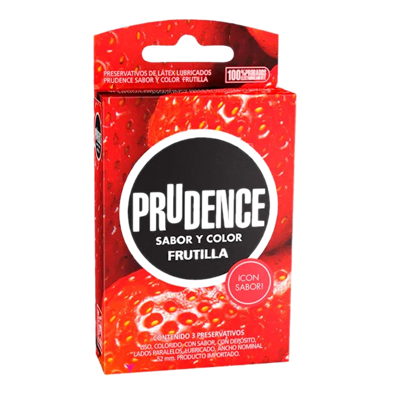 Preservativo Prudence Frutilla 3 Unidades