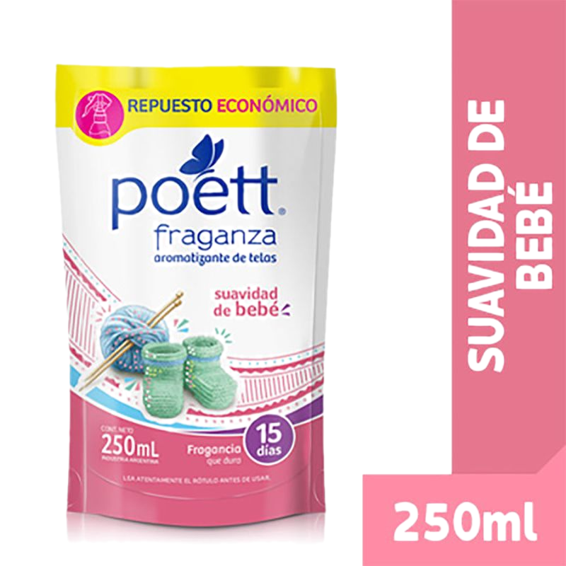 Perfumador De Tela Poett Bebe 250 Ml