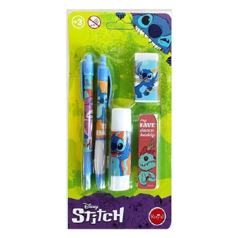 Set Escritura Disney Stitch 5 Pcs