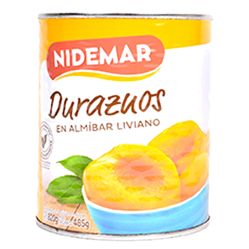 Duraznos En Almíbar Nidemar 830 G