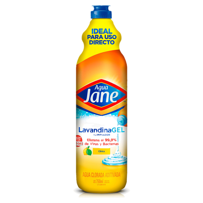 Lavandina En Gel Agua Jane Gel Cítrica 700 Ml