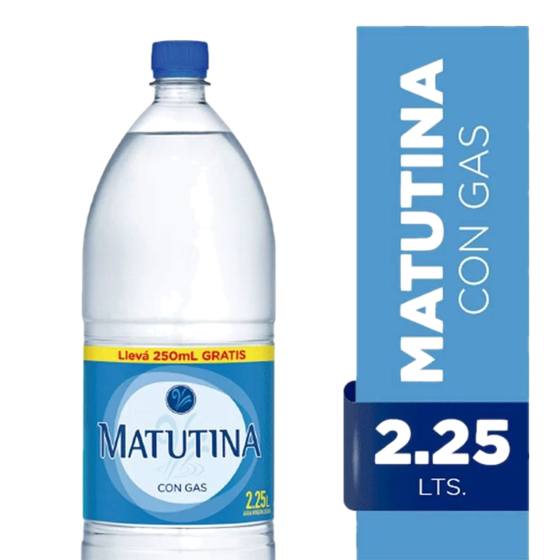 Agua Matutina Con Gas 2,5 L