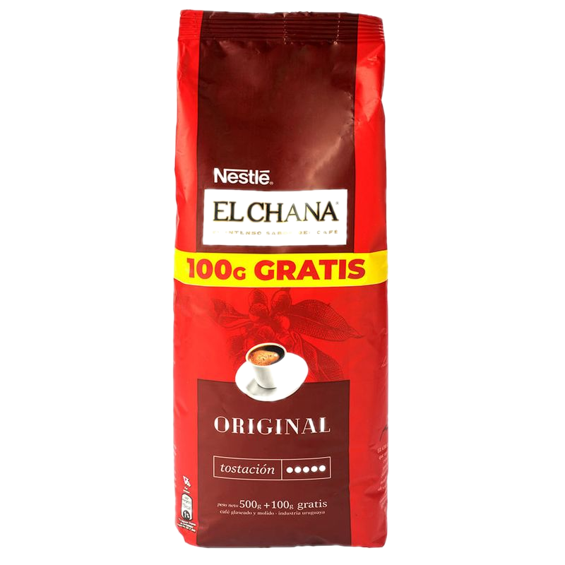 Café Molido El Chaná 500 G + 100 G Gratis