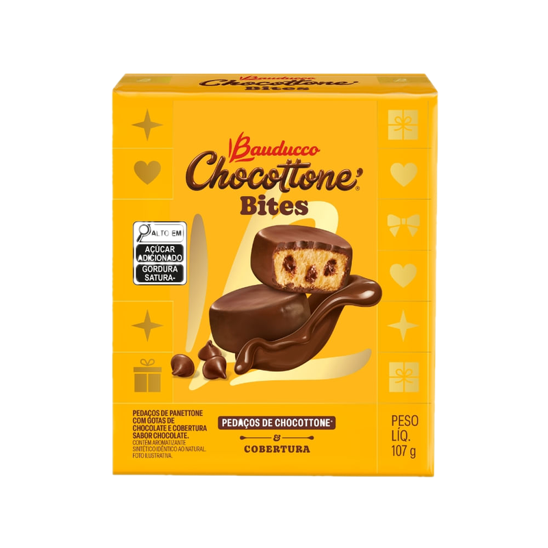 Chocottone Bites Bauducco 107 G