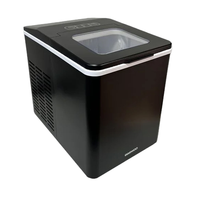 Fábrica De Hielo Daewoo Hasta 12 Kg Por Día 150w Negra