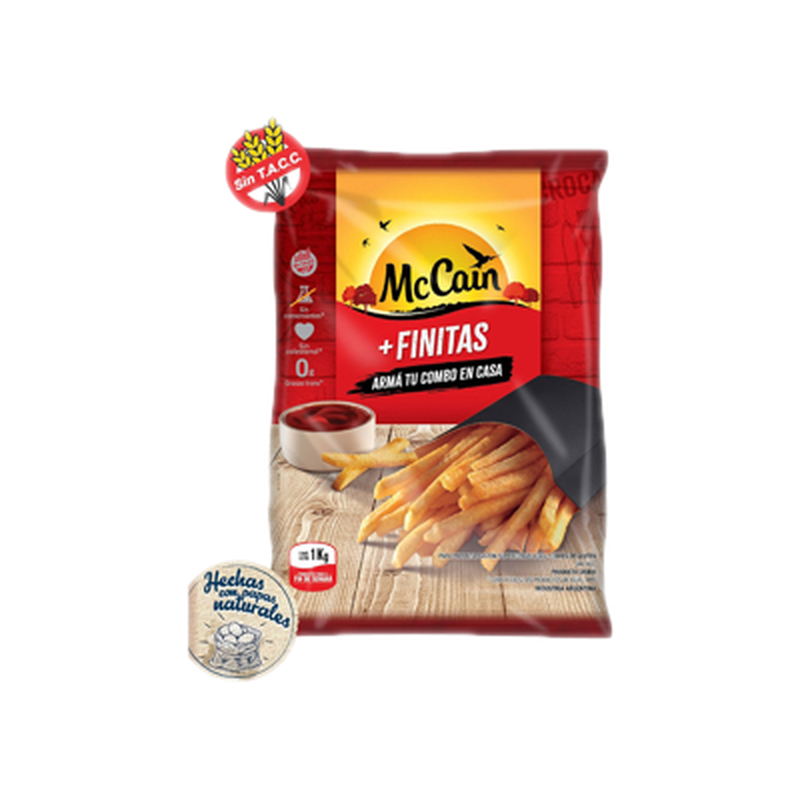 Papa Bastón Congeladas Mc Cain Golden Long 1 Kg