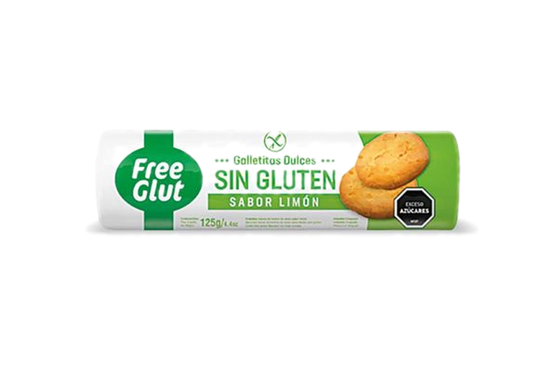 Galletas Dulces Sin Gluten Free Glut Limón 125 G