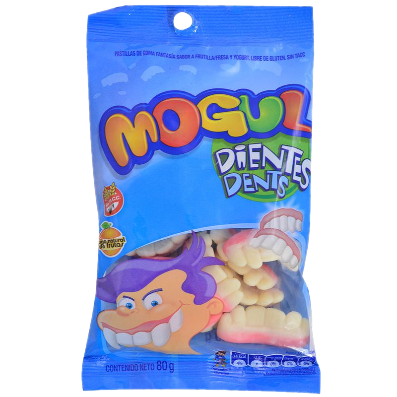 Gomitas Mogul Arcor Dientes 80 G
