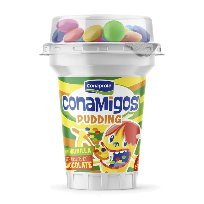 Pudding Vainilla Conamigos Con Discos De Chocolate 130 G