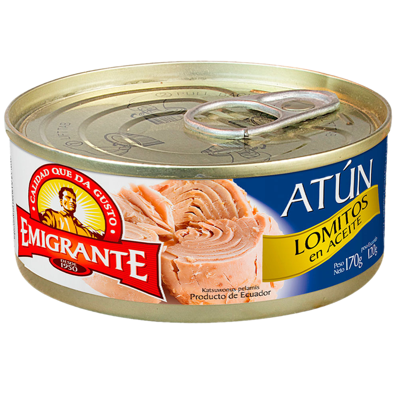 Atún Lomito Emigrante En Aceite 170 G