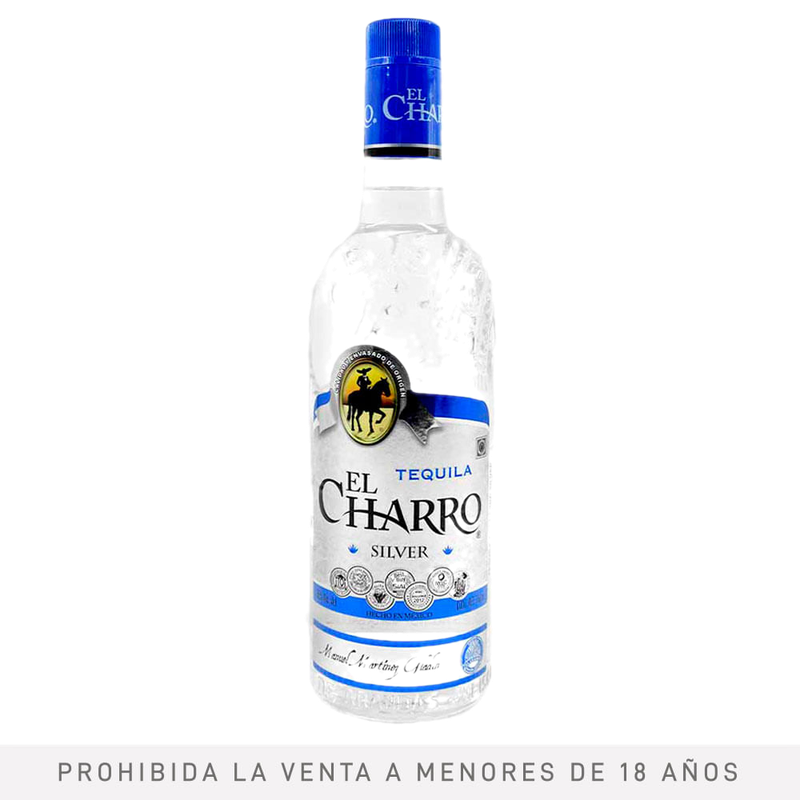 Tequila El Charro Silver 750 Ml