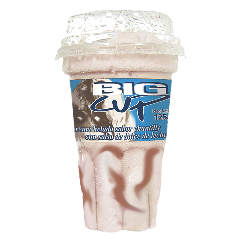 Helado Crufi Big Cup Dulce De Leche 185 Ml