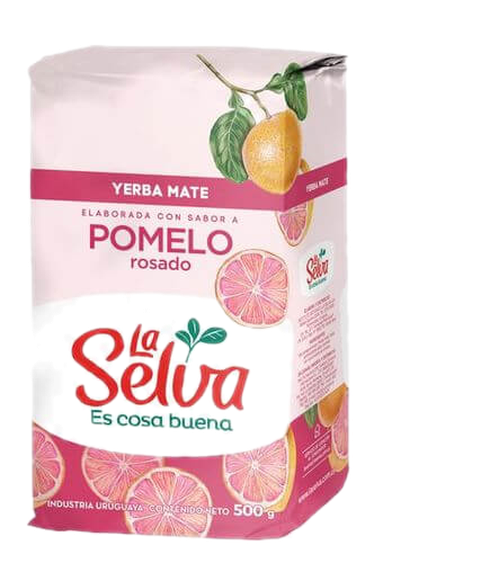 Yerba La Selva Saborizada Con Pomelo 500 G